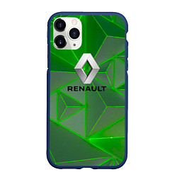 Чехол iPhone 11 Pro матовый RENAULT РЕНО abstraction