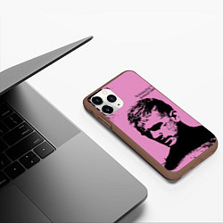 Чехол iPhone 11 Pro матовый Лил Пип Всё Для Всех Lil Peep, цвет: 3D-коричневый — фото 2