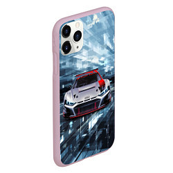 Чехол iPhone 11 Pro матовый Audi Motorsport Racing team, цвет: 3D-розовый — фото 2