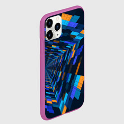 Чехол iPhone 11 Pro матовый Geometric pattern Fashion Vanguard, цвет: 3D-фиолетовый — фото 2