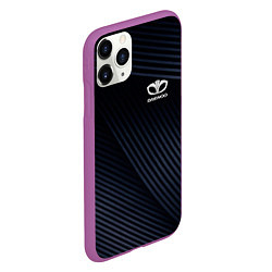 Чехол iPhone 11 Pro матовый DAEWOO auto, цвет: 3D-фиолетовый — фото 2