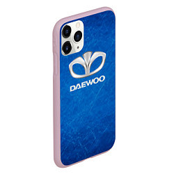 Чехол iPhone 11 Pro матовый DAEWOO ДЭУ abstraction, цвет: 3D-розовый — фото 2