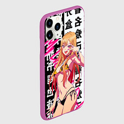 Чехол iPhone 11 Pro матовый Эта фарфоровая кукла влюбилась Китагава Марин My D, цвет: 3D-фиолетовый — фото 2