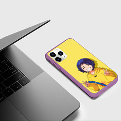 Чехол iPhone 11 Pro матовый ПРИОРИТЕТ ЧУДО-ЯЙЦА ОТО АЙ, цвет: 3D-фиолетовый — фото 2