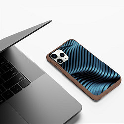 Чехол iPhone 11 Pro матовый Fashion pattern 2027, цвет: 3D-коричневый — фото 2