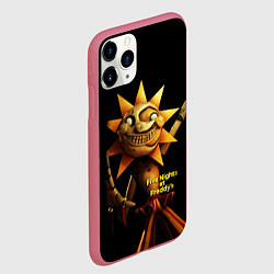 Чехол iPhone 11 Pro матовый Five Nights at Freddys: Security Breach - Солнце D, цвет: 3D-малиновый — фото 2