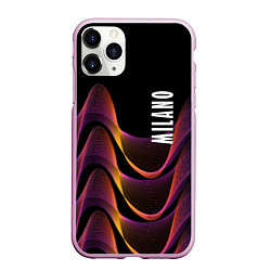 Чехол iPhone 11 Pro матовый Fashion pattern Neon Milano, цвет: 3D-розовый