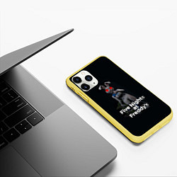 Чехол iPhone 11 Pro матовый Five Nights at Freddys: Security Breach - кролик В, цвет: 3D-желтый — фото 2