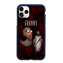 Чехол iPhone 11 Pro матовый Granny, цвет: 3D-тёмно-синий