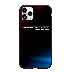 Чехол iPhone 11 Pro матовый БМВ Pro Racing Космос, цвет: 3D-черный