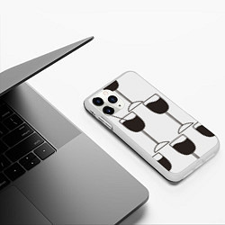 Чехол iPhone 11 Pro матовый Кому коктейль?, цвет: 3D-белый — фото 2