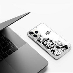 Чехол iPhone 11 Pro матовый ИВАН ГЕРБ, цвет: 3D-белый — фото 2
