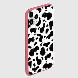 Чехол iPhone 11 Pro матовый БУРЕНКА ПАТТЕРН, цвет: 3D-малиновый — фото 2
