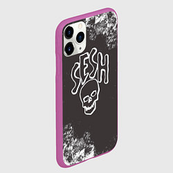 Чехол iPhone 11 Pro матовый Bones, цвет: 3D-фиолетовый — фото 2