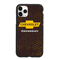Чехол iPhone 11 Pro матовый ШЕВРОЛЕ Chevrolet Графика