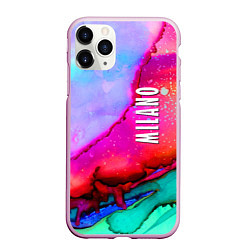 Чехол iPhone 11 Pro матовый Milano Fashion pattern, цвет: 3D-розовый