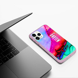 Чехол iPhone 11 Pro матовый Milano Fashion pattern, цвет: 3D-розовый — фото 2