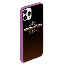 Чехол iPhone 11 Pro матовый Анчартед: На картах не значится, цвет: 3D-фиолетовый — фото 2