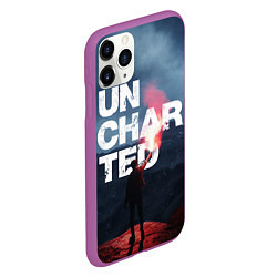 Чехол iPhone 11 Pro матовый Uncharted Анчартед На картах не значится, цвет: 3D-фиолетовый — фото 2