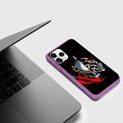 Чехол iPhone 11 Pro матовый Overlord Повелитель, цвет: 3D-фиолетовый — фото 2