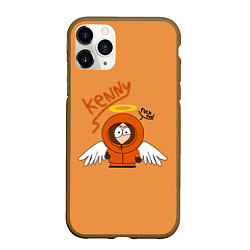 Чехол iPhone 11 Pro матовый Южный парк - Кенни Kenny, цвет: 3D-коричневый