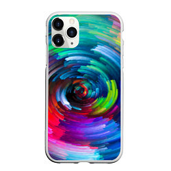 Чехол iPhone 11 Pro матовый Vanguard color pattern 2029