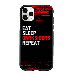 Чехол iPhone 11 Pro матовый Eat Sleep Darksiders Repeat Краска