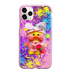 Чехол iPhone 11 Pro матовый ИГРУШКА УТЯ ЛАЛАФАНФАН БРЫЗГИ, цвет: 3D-розовый