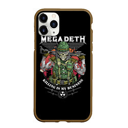 Чехол iPhone 11 Pro матовый MEGADETH killing is my business