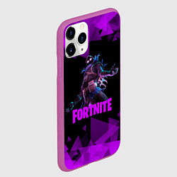 Чехол iPhone 11 Pro матовый Fortnite - RAVEN, цвет: 3D-фиолетовый — фото 2