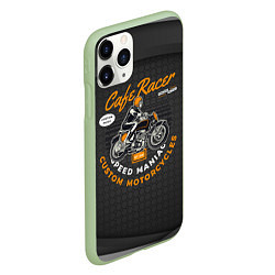 Чехол iPhone 11 Pro матовый Moto Sport, цвет: 3D-салатовый — фото 2