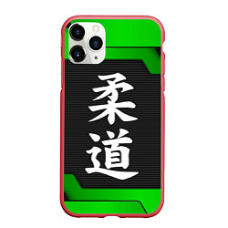 Чехол iPhone 11 Pro матовый JUDO GREEN, цвет: 3D-красный