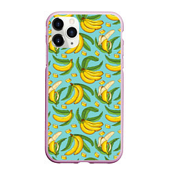 Чехол iPhone 11 Pro матовый Banana pattern Summer Fashion 2022
