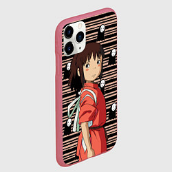 Чехол iPhone 11 Pro матовый Sen to Chihiro, цвет: 3D-малиновый — фото 2