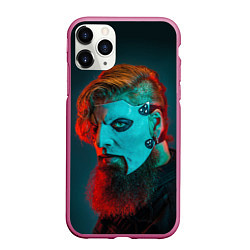 Чехол iPhone 11 Pro матовый James Root - Slipknot - We are Not Your Kind, цвет: 3D-малиновый