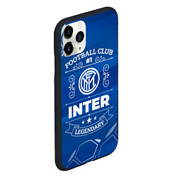 Чехол iPhone 11 Pro матовый Inter FC 1, цвет: 3D-черный — фото 2