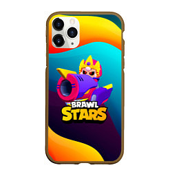 Чехол iPhone 11 Pro матовый BrawlStars Bonny, цвет: 3D-коричневый