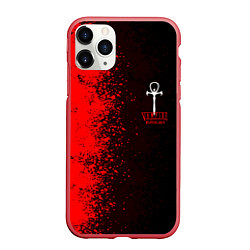 Чехол iPhone 11 Pro матовый The Masquerade Bloodhunt, цвет: 3D-красный