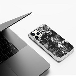 Чехол iPhone 11 Pro матовый Смерть в цветах Дополнение Коллекция Get inspired!, цвет: 3D-белый — фото 2