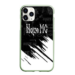 Чехол iPhone 11 Pro матовый Noize mc нойз мс, цвет: 3D-салатовый