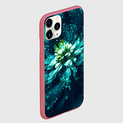 Чехол iPhone 11 Pro матовый Цветок с пандоры, цвет: 3D-малиновый — фото 2