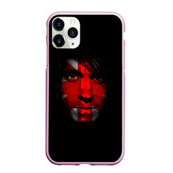 Чехол iPhone 11 Pro матовый Red Hot Chili Peppers солист группы лицо, цвет: 3D-розовый