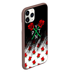 Чехол iPhone 11 Pro матовый PYTN X ROSE пейтон моормиер, цвет: 3D-коричневый — фото 2