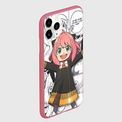 Чехол iPhone 11 Pro матовый Семья Шпиона Spy x Family, цвет: 3D-малиновый — фото 2