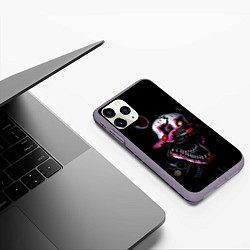 Чехол iPhone 11 Pro матовый Twisted Bonnie, цвет: 3D-серый — фото 2