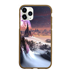 Чехол iPhone 11 Pro матовый Cosmic fantasy art