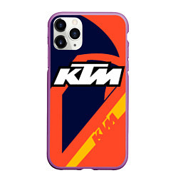 Чехол iPhone 11 Pro матовый KTM VINTAGE SPORTWEAR, цвет: 3D-фиолетовый