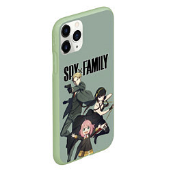 Чехол iPhone 11 Pro матовый Spy x Family Семья шпиона, цвет: 3D-салатовый — фото 2