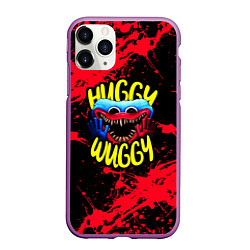 Чехол iPhone 11 Pro матовый ПЕРСОНАЖ HAGGY WAGGY ХАГГИ ВАГГИ, цвет: 3D-фиолетовый