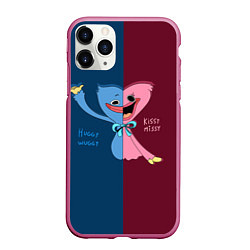 Чехол iPhone 11 Pro матовый POPPY PLAYTIME HAGGY WAGGY AND KISSY MISSY